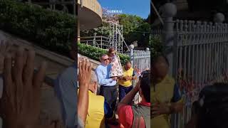 PÓS-CÍRIO: DEVOTOS FAZEM FILA PARA VER A IMAGEM NA PRAÇA SANTUÁRIO