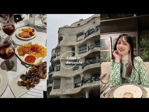 4 days in BARCELONA w/my best friend (gaudi's architecture, tasty seafood tapas, picasso museum)