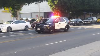 LAPD Ford Explorer Responding
