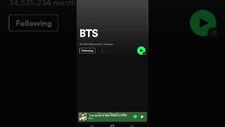 BTS Spotify message to ARMY #shorts #BTS #spotify