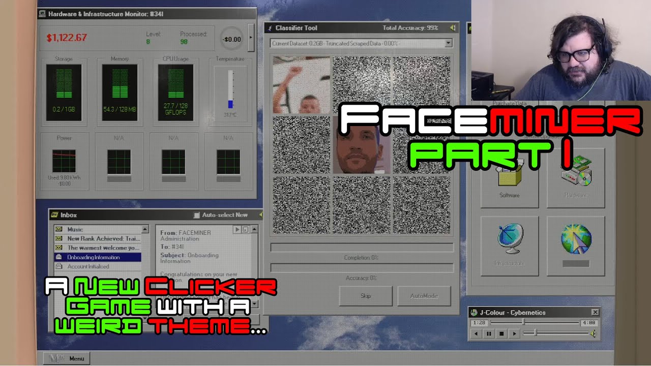 A New Clicker Game With A Weird Theme... | Faceminer Part 1 - YouTube