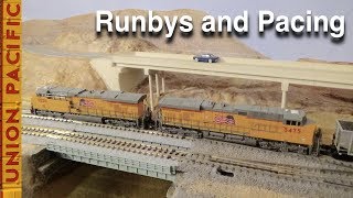 Runbys And Pacing On My N-Scale Layout