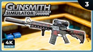 GS #3 | M4 CON MIRA, AKM Y PPSH | GUNSMITH SIMULATOR Gameplay Español