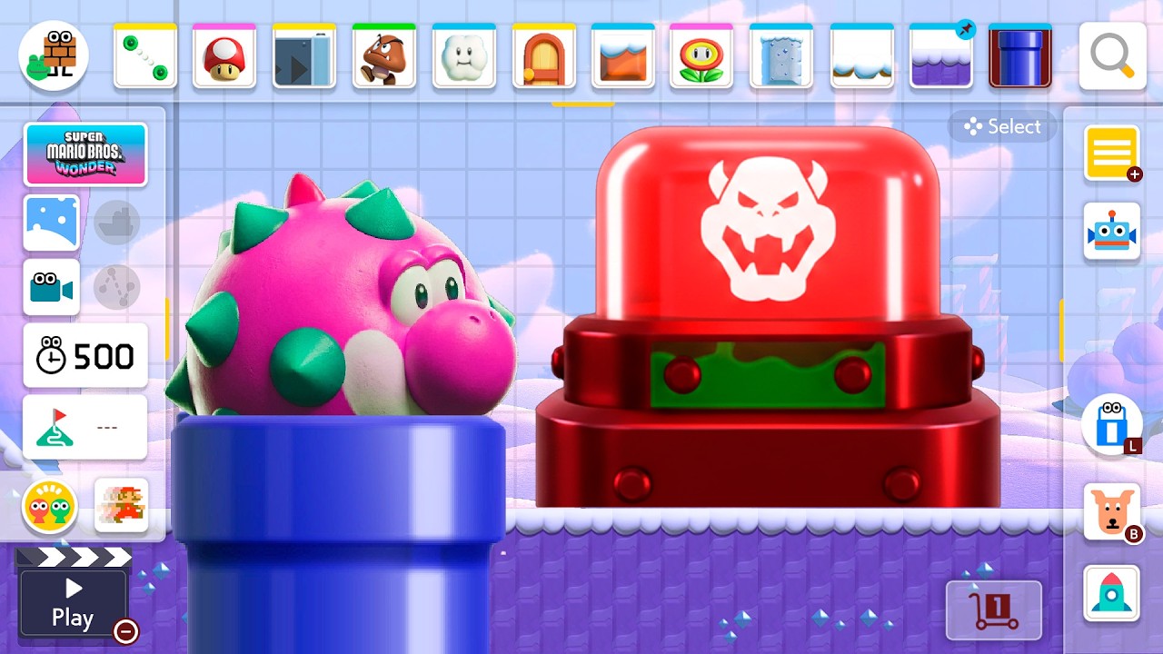 Super Mario Maker 2 - All Power Ups | Course Maker Experiment!