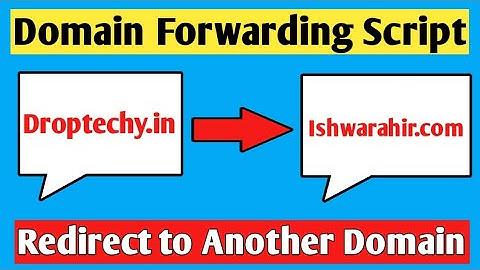 Redirect One Domain to Another Domain | Domain Forwarding Script for Blogger