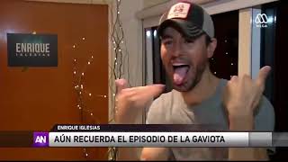 Enrique Iglesias talks with Ahora Noticias backstage in Buenos Aires 2018.