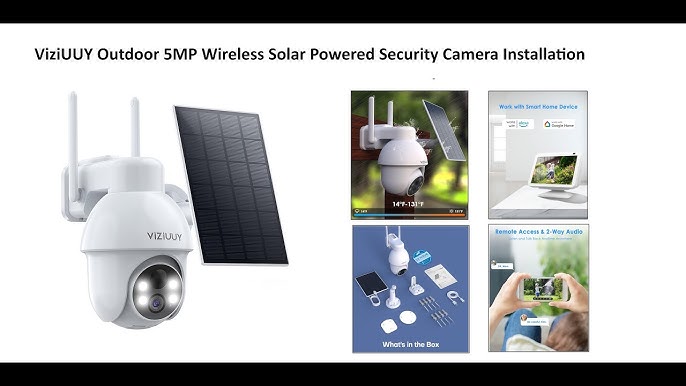 Caméra de Surveillance Solaire Extérieure Lylu Solar Wifi Camera 5G Étanche  HD P2P WIFI SODI00 - Sodishop