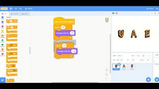 G4W2L3: Animate a name using Scratch