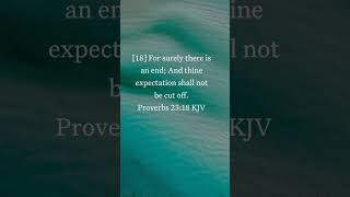 BIBLE AUDIO PROVERBS 23:18 || God's Word - Bible Stories #Shorts