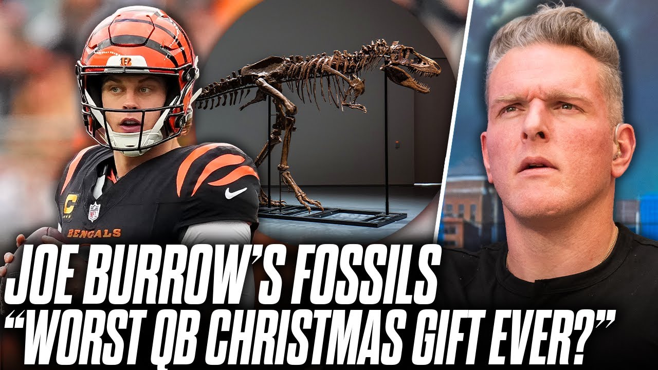 Joe Burrow Gifts Dinosaur Bones To Teammates For Christmas Presents | Pat McAfee Show