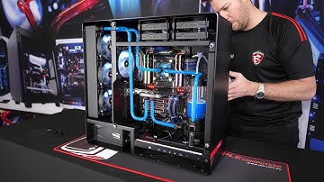 PLE Computers Custom Build Watercooling Loop Fill 4K UltraHD Video