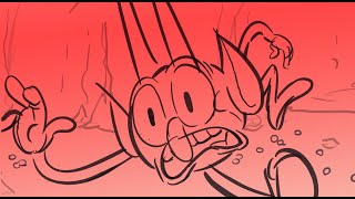 CUPHEAD - The Devil trips on marbles - Rough ANIMATION process