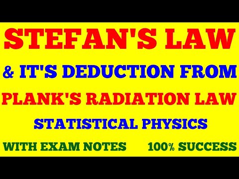 STEFAN'S LAW ||