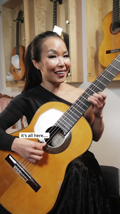 COOL guitar TRICK 🎩 | INSANE technique | Thu Le | Siccas Guitars | #shorts