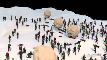 Crowd Simulation Test