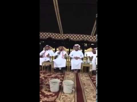 الشاعر حمد عبدالله ال شيبان والمنشد فراج الأكلبي