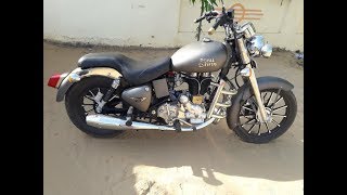 BIKE CUSTOMS AND DESIGN/1983 MODEL/MODIFIED ROYAL ENFIELD/OLD MODEL ROYAL ENFIELD/CUSTOMIZED BULLET