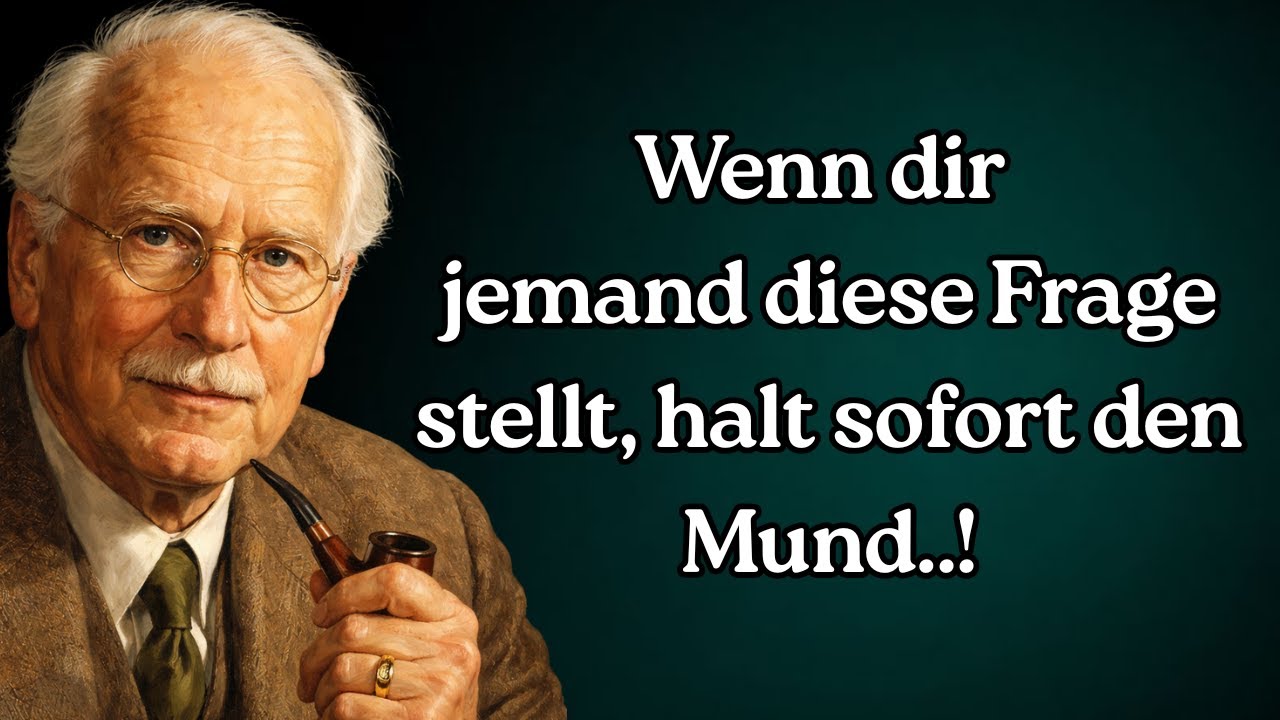 Wenn dir jemand diese Frage stellt, halt sofort den Mund! | Carl Jung
