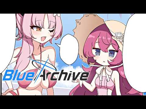 Satsuki's bikini [Blue Archive] | English Comic Dub