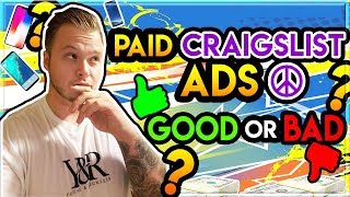 Paid Craigslist Ads Good Or Bad ?