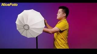 NiceFoto Quick set-up Lantern softbox 50cm/65cm/80cm #Aputure#Nanlite#Godox screenshot 5