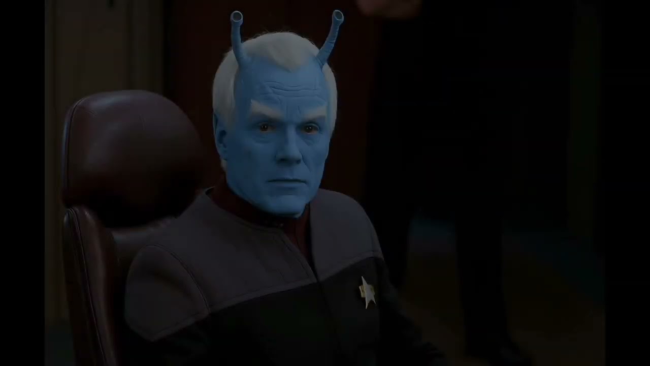 Andorian AI fan made Captain and 1st Officer 