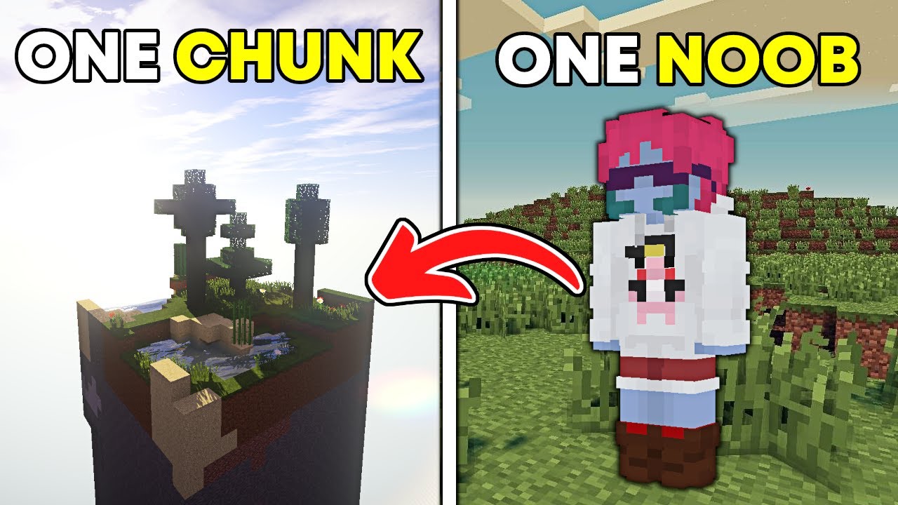 Minecraft but I Can’t Leave This Chunk - YouTube