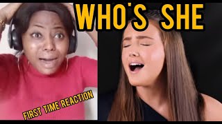 Video thumbnail of "Vocal Coach Reacts To LUCY THOMAS - Bridge Over Troubled Water | WHO'S SHE ??? 😱😱🙆"