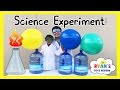 BLOWING UP GIANT BALLOON Baking Soda and Vinegar Experiment for kids