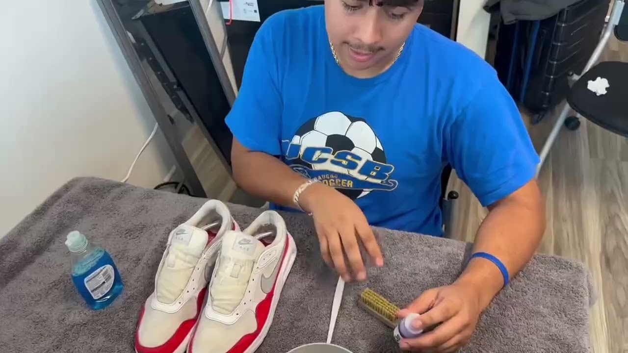 How to clean your shoes at home!