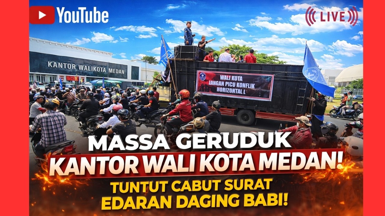 Live Demo Medan: Cabut Surat Edaran 