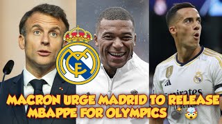 🚨 JUST IN! MACRON COUNTS ON MADRID TO RELEASE MBAPPE FOR OLYMPICS 💣 | VASQUEZ AGREES NEW CONTRACT 🤯💥