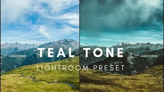 How To Create A Teal Toned Adobe Lightroom Preset screenshot 2