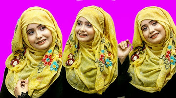 Requested Hijab Tutorial For this summer |Eid Special 2018| Sanji Da💙