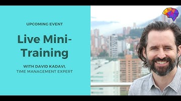 Learn "Mind Management, Not Time Management" with David Kadavy