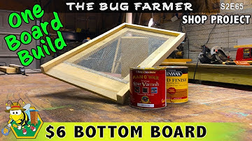 DIY Screened Bottom Board | One Board Build | We will use one board to build a screened bottom board