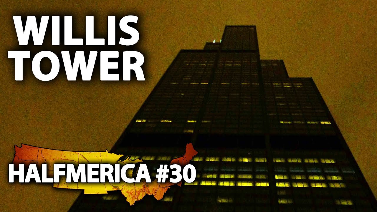 SkyLedge Over Chicago In The Willis Tower -- 