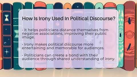 How Is Irony Used In Political Discourse? - The Prose Path