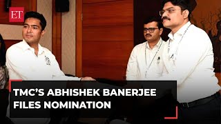 TMC’s Abhishek Banerjee files nomination from Diamond Harbour in Kolkata