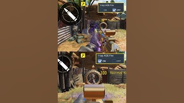 Pro Tip ✅ Always Turn On 1-tap ADS Fire | CODM #shorts