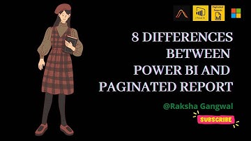 Difference Between Power BI And Paginated Report By Raksha Gangwal