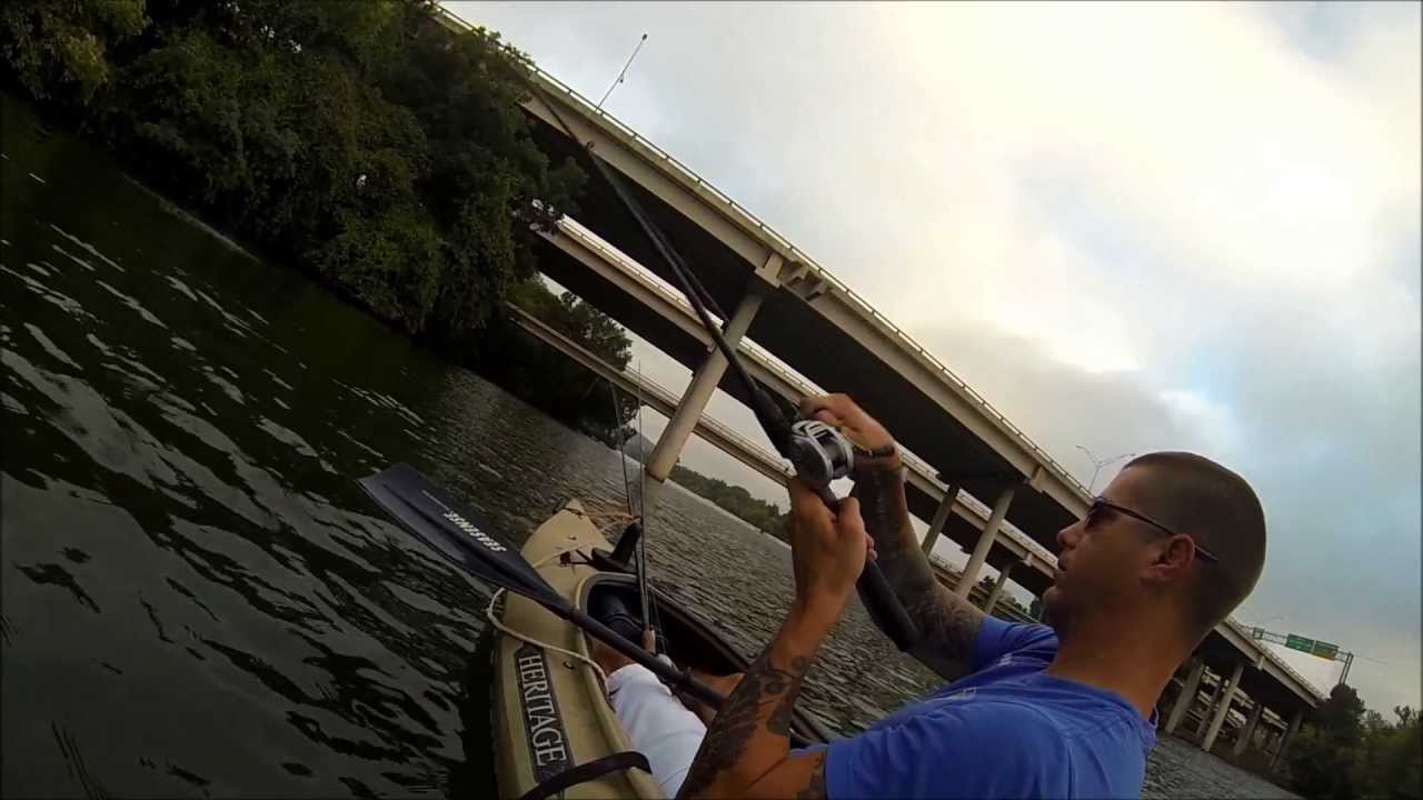 Kayak Bass Fishing Lady Bird Lake YouTube