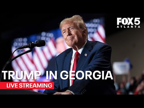 WATCH LIVE Donald Trump campaigns in Georgia | FOX 5 News