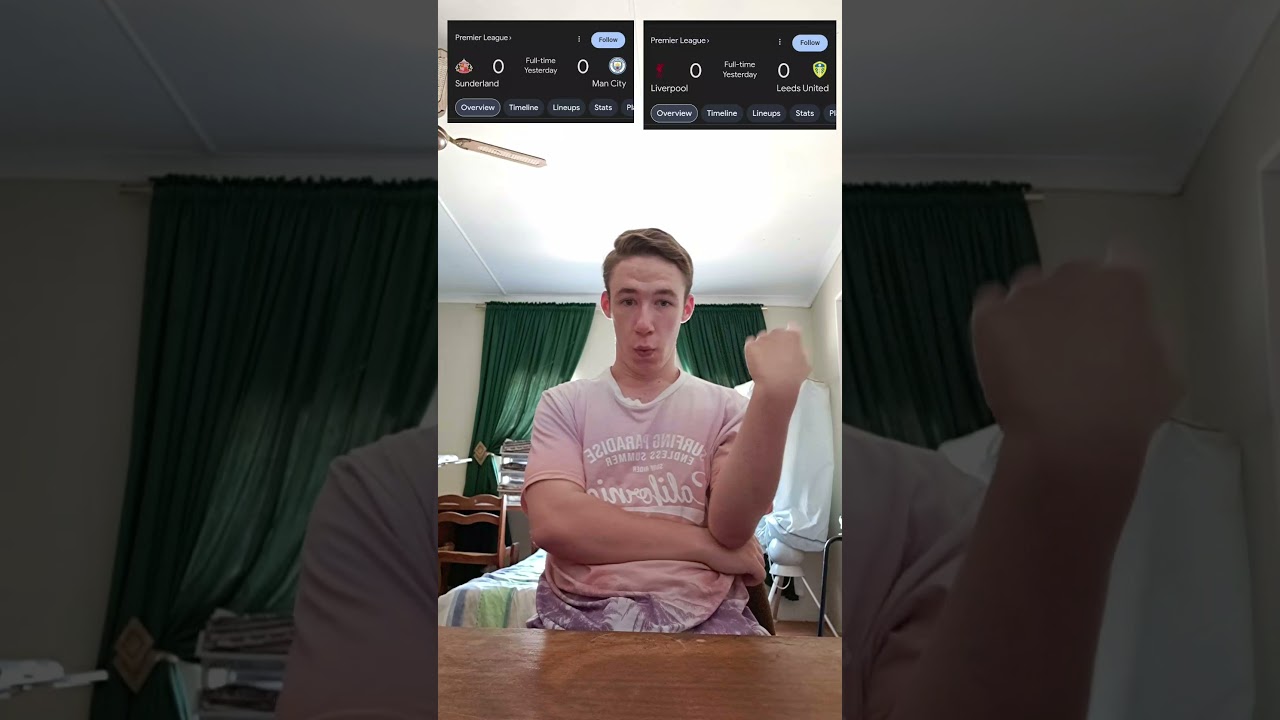 Both Manchester City and Liverpool has drawn there football matches. 🤯😳 