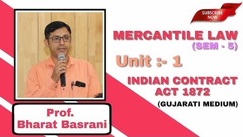 MLAW (BRF) Syllabus TY Bcom Sem 5 Gujarati Version