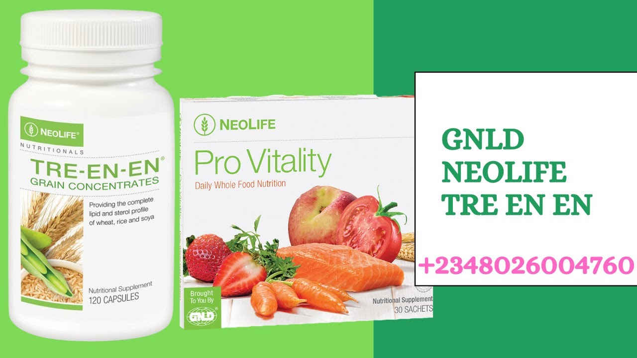 GNLD NEOLIFE TRE EN EN BY 120 CAPSULES & OTHER NEOLIFE PRODUCTS SHOW