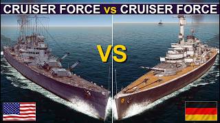 What If Germany Sent Heavy Raiders to Guadalcanal? | Honolulu vs Lützow, Northampton vs Hipper |WotS screenshot 4