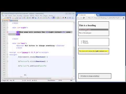 11 JQuery Tutorial for Beginners   11   Add and remove classes | Computer Monk 🔴