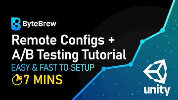 ByteBrew: Easy to setup Remote Configs & A/B Testing for Unity in 7 Minutes!