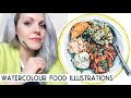 All I Know About Food Illustration | Q&amp;A + Speedpaint